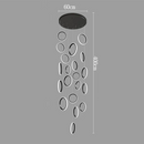 Axyaa Nordic Luxury LED Chandelier for Dining Room, Living Room, and Stairs