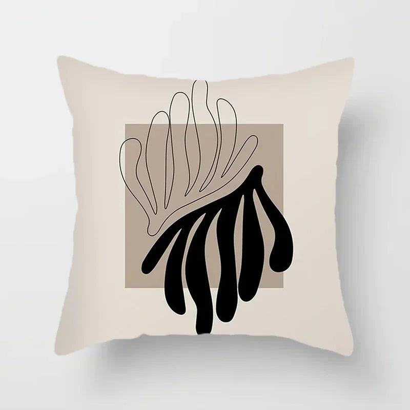 Axyaa Bird Pattern Cushion Cover - Home Decor Pillowcase for Sofa