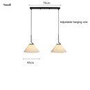Axyaa Cream LED Chandelier Pendant Light for Living Room Bedroom Restaurant