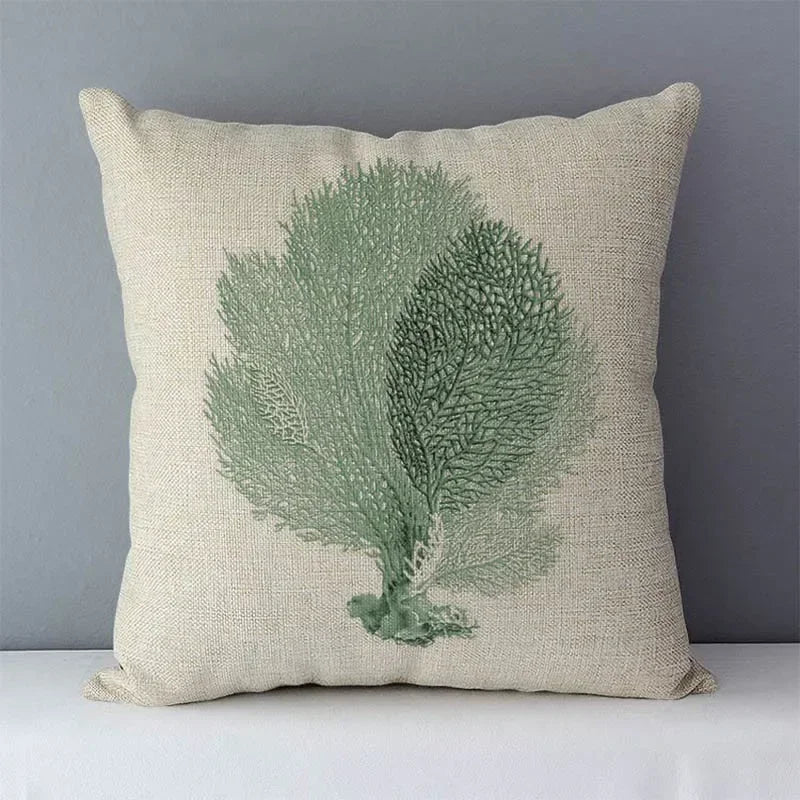 Axyaa Trees Printed Cozy Cushion for Living Room - Home Decor Pillowcase 45x45cm
