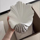Axyaa Shell Wall Lamp - Retro Resin Design for Bedroom, Living Room & Restaurant
