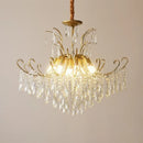 Axyaa Crystal E14 LED Pendant Lights: Romantic, Luxury, Art Decor Suspended Lamp