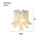 Axyaa Vintage Murano Flower Petal Chandelier for Living Room and Bedroom