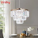 Nordic Crystal Pendant Ceiling Light by Axyaa - Room Decor & Bedroom Chandelier