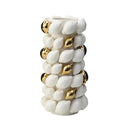 Axyaa Fruit Shape Gold Ceramic Vase - Creative Handicraft Home Decoration Accessory