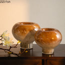 Axyaa Elegant Gradient Glass Vase for Stunning Floral Arrangements