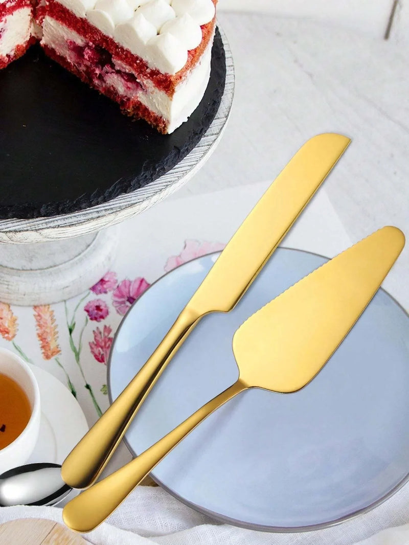 Axyaa Stainless Steel Spatula Set for Cakes, Breads & Pastries
