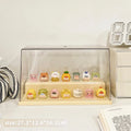 Axyaa Acrylic Display Case for POP Bean Figurines: Dustproof Transparent Storage Box