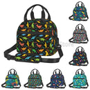 Dino Lunch Bag by Axyaa: Jurassic Thermal Tote for Kids School Travel Picnic