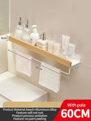 Axyaa Wall Mount Storage Rack for Living Room, Bathroom, and Kitchen