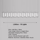 Axyaa LED Dining Room Chandelier for Modern Spaces