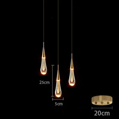 Axyaa Bubble Crystal Pendant Lights: Elegant Indoor Hanging Lamp for Home Decor