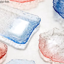 Axyaa Gradient Glass Dessert Plate for Molecular Cuisine and SushiDisplayStyle