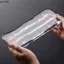 Axyaa Creative Hammer Glass Dinner Plate Irregular Sushi Dessert Snack Specialty Tableware