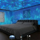 Axyaa LED Night Light with Water Ripple & Star Effects Remote Control