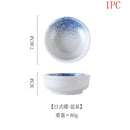 Axyaa Ceramic Side Dishes Set, Round Plates for Seasoning, Snacks & More
