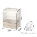 Axyaa Clear Acrylic Makeup Organizer: Spacious, Dust-proof, High-end, Multi-layer Skincare Display