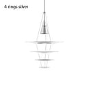 Axyaa Multi-layer Acrylic Pendant Light for Hotel, Club, Restaurant, Bar.
