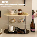 Axyaa 3 Tier Acrylic Countertop Storage Rack for Kitchen and Bathroom