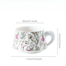 Axyaa French Medieval Ceramic Coffee Cup & Saucer Set