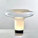 Axyaa Designer Glass Desk Light High LED Art for Living Room, Bedroom - Nordic Postmodern Luxury Style