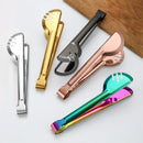 Axyaa Stainless Steel Bread Clip Food Tongs - Kitchen Baking BBQ Salad Clamp