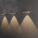 Axyaa Yellow Travertine LED Sconce Modern Minimalist Wall Light for Bedroom Bar Hotel
