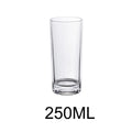 Axyaa Glass Water Cup: Transparent Drinking Glasses for Juice, Beer, and Coffee