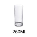 Axyaa Glass Water Cup: Transparent Drinking Glasses for Juice, Beer, and Coffee