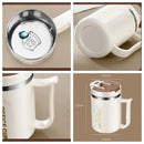 Axyaa Grey Creative Coffee Cup Large Capacity Portable Drinking Mug