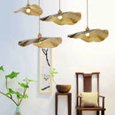 Axyaa Lotus Leaf Pendant Light: Zen Tea Room Decorative Lighting Fixtures