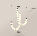 Axyaa Nordic Style Ceiling Lamps for Living Room, Staircase, Hanging, and Ceiling-mounted Spaces