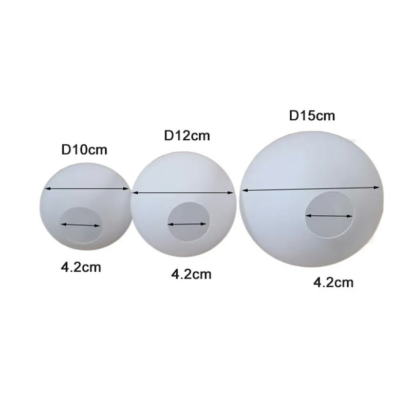 Axyaa Matte White Glass Shade Replacement for DIY Lamp Accessory