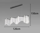 Axyaa Modern Acrylic Pendant Light Chandeliers LED - Indoor Staircase Hanging Lamp