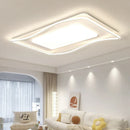 Axyaa Modern Waves LED Ceiling Lamp | Remote Dimmable Living Room Light | Creative Home Decor