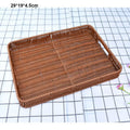 Axyaa Rattan Fruit Plate: Retro Woven Multipurpose Basket for Snacks, Candy & Sundry Storage