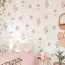 Axyaa Watercolor Flora Peel and Stick Wall Stickers - Kid's Room, Playroom, Nursery