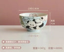 Axyaa 5-Inch Ceramic Panda Rice Bowl - Microwave Safe, High Aesthetic Value