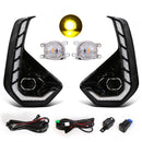 Axyaa LED DRL Toyota Hilux Revo 2024 2025 Daytime Running Lights Turn Signal Fog Lamps