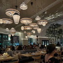 Axyaa Southeast Asia Fabric Pendant Lamp Farmhouse Light Fixtures