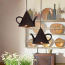 Axyaa Modern Resin Teapot Chandelier, Tea Cup Kitchen Bar and Restaurant Lighting Fixtures