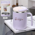 Axyaa Double Wall Insulated Stainless Steel Coffee Mug with Strainer