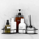 Axyaa Bathroom Triangle Storage Rack Shower Caddy Shelf Wall Hanging Organizer