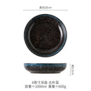 Axyaa Ceramic Deep Plate Salad Soup Dessert Molecular Cuisine Specialty Tableware