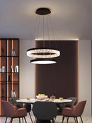 Axyaa LED Chandelier with Remote Control for Modern Home Decor