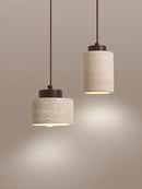 Axyaa Yellow Travertine Pendant Lamp for Bedroom, Dining, Bar - Wabi-sabi Style LED