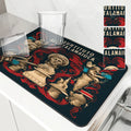 Axyaa Absorbent Sculpture Pattern Drying Mat - Kitchen & Bathroom Tableware Pad