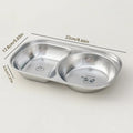 Axyaa Mini Stainless Steel Divided Children's Dinner Plate - Cute & Durable