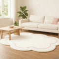 Axyaa Plush Solid Color Rug for Living Room, Bedroom, or Cloakroom