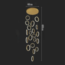 Axyaa Nordic Luxury LED Chandelier for Dining Room, Living Room, and Stairs